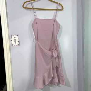Dusty pink cocktail dress
